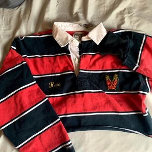 Crop Oversized Polo Sweatshirt Furst of a Kind/LF